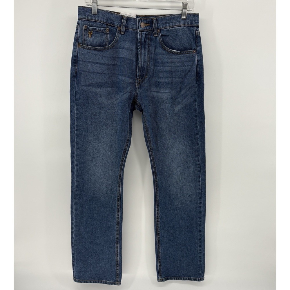 Frye Slim‎ Bootcut Jeans Mens 30x32 NWT Medium Wash 100% Cotton Western Denim